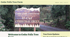 Desktop Screenshot of cedarfallstreefarm.com