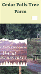 Mobile Screenshot of cedarfallstreefarm.com